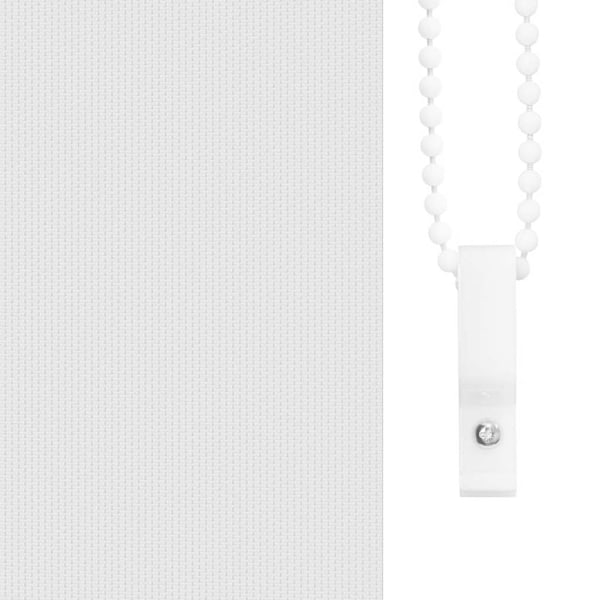 vidaXL Rullgardin mörkläggande 40x100 cm benvit Vit
