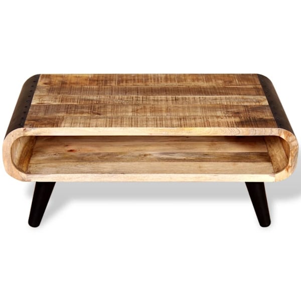 vidaXL Soffbord grovt mangoträ 90x55x39 cm multifärg