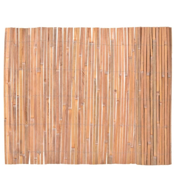 vidaXL Vindskydd 100 x 400 cm bambu Brun