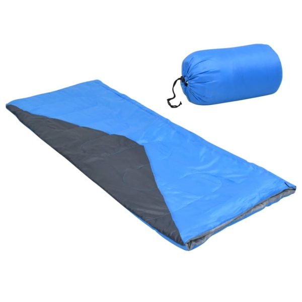 Köp vidaXL Lätt sovsäck rektangulär blå 1100 g 10°C Blå | Fyndiq