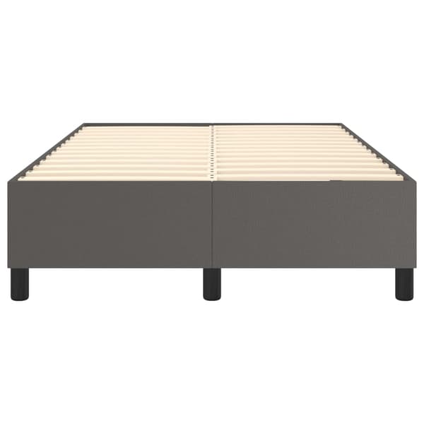 vidaXL Sängram grå 120x200 cm konstläder Grå