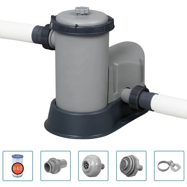 Bestway Poolfilterpump 5678 L/tim grå
