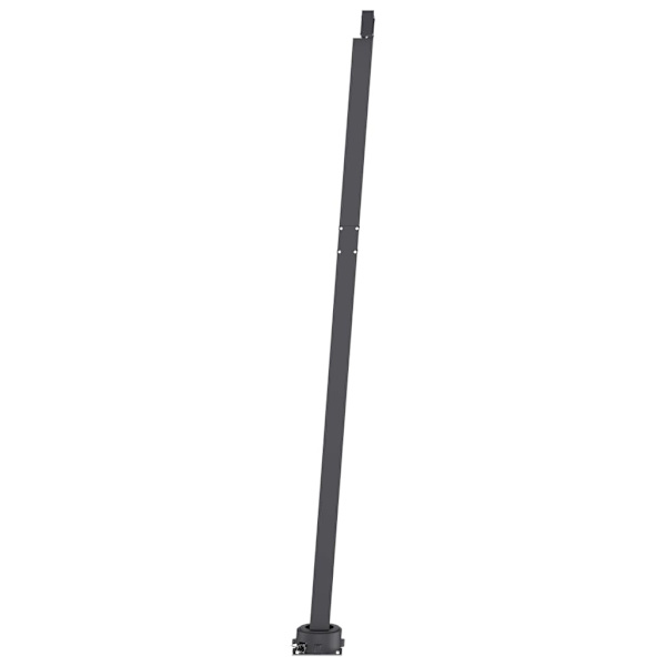 vidaXL Automatisk markis med vindsensor & LED 450x350 cm antracit Antracit