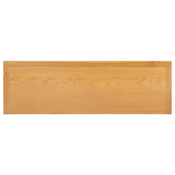 vidaXL Byrå 105x33,5x73 cm massiv ek Brun