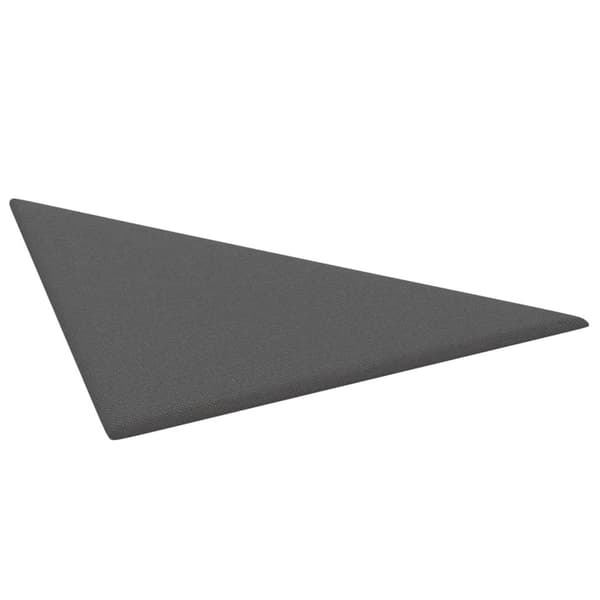 vidaXL Väggpaneler 12 st mörkgrå 30x30 cm tyg 0,54 m² Grå