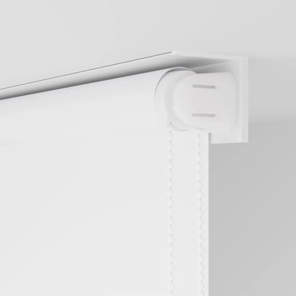 vidaXL Rullgardin för dusch 140x240 cm vit Vit
