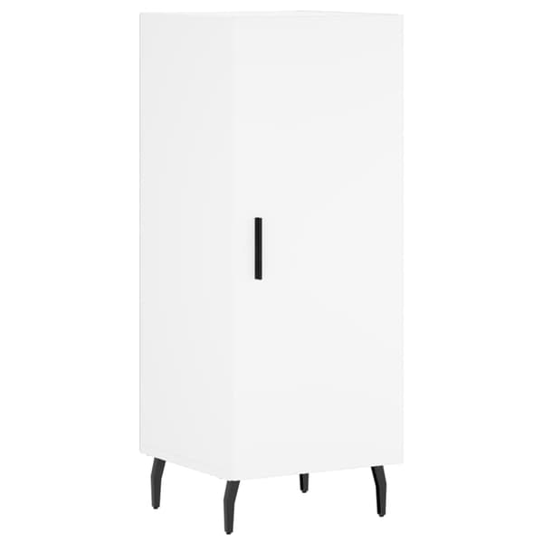 vidaXL Högskåp vit 34,5x34x180 cm konstruerat trä Vit