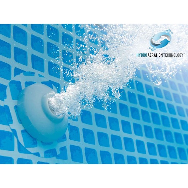 INTEX Pool Easy Set med filtersystem 457x84 cm Blå