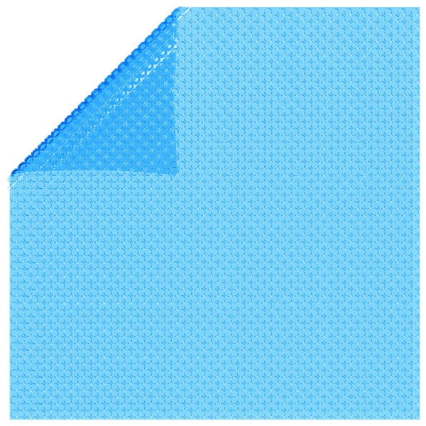 vidaXL Rektangulärt poolskydd 732 x 366 cm PE Blå Blå