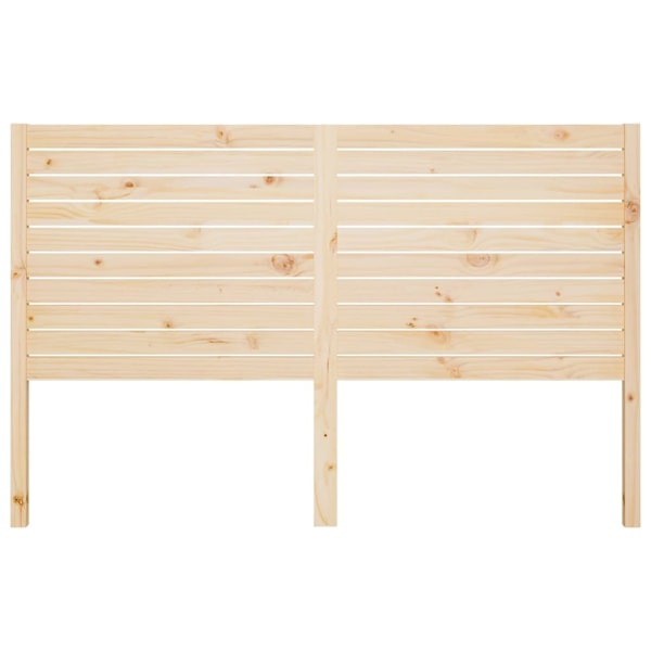 vidaXL Sänggavel 166x4x100 cm massiv furu Brun