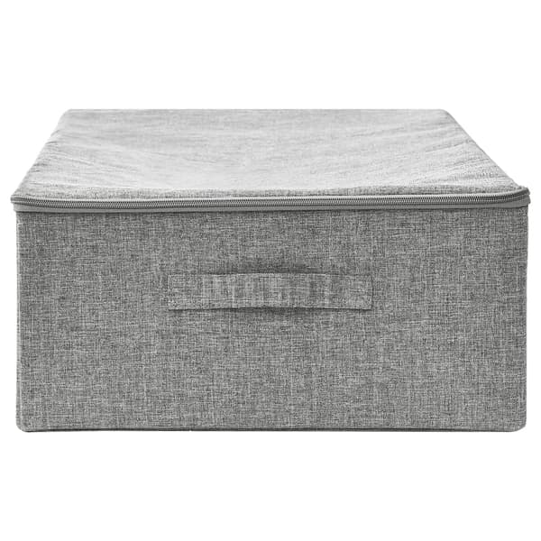 vidaXL Förvaringslåda tyg 70x40x18 cm grå grå