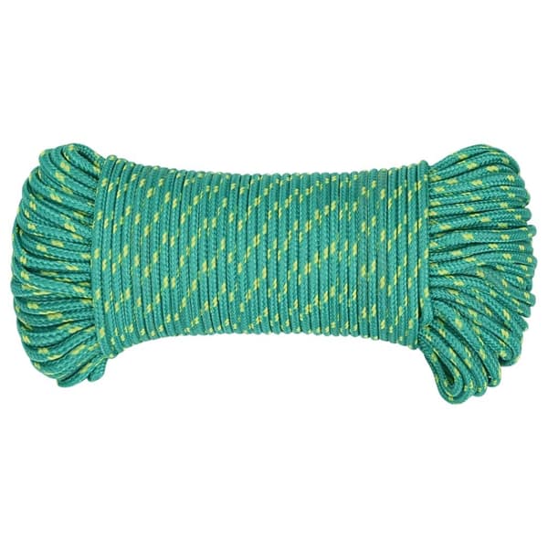 vidaXL Båtlina grön 3 mm 25 m polypropen