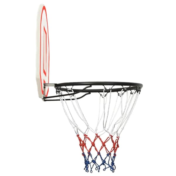 vidaXL Basketplatta vit 71x45x2 cm polyeten Vit