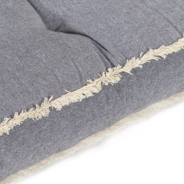vidaXL Dyna till pallsoffa blå 120x80x10 cm Blå