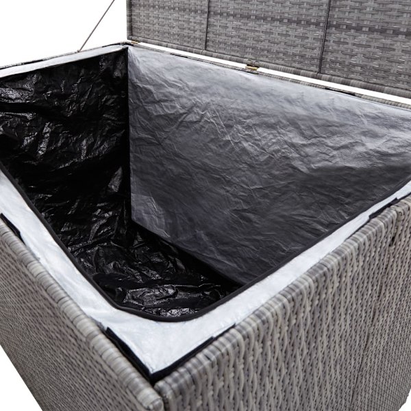 vidaXL Dynbox grå 150x100x100 cm konstrotting grå