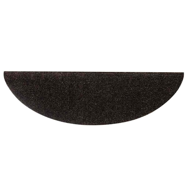 vidaXL Trappstegsmattor självhäftande 10 st brun 56x17x3 cm brodyr Brun