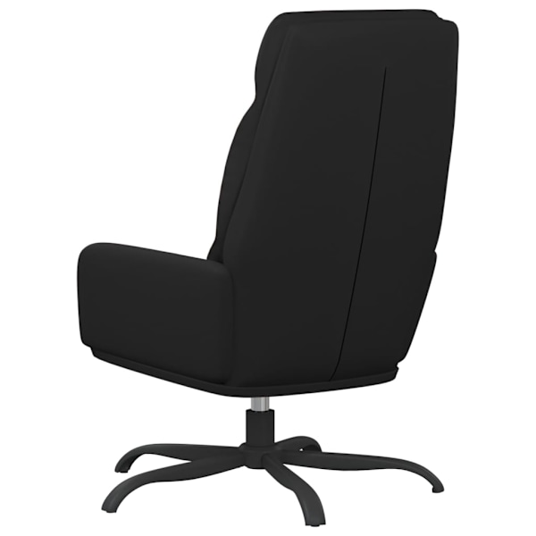 vidaXL Vilstol svart konstläder Svart