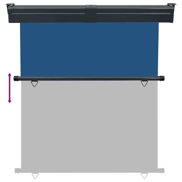 vidaXL Balkongmarkis 175x250 cm blå Blå