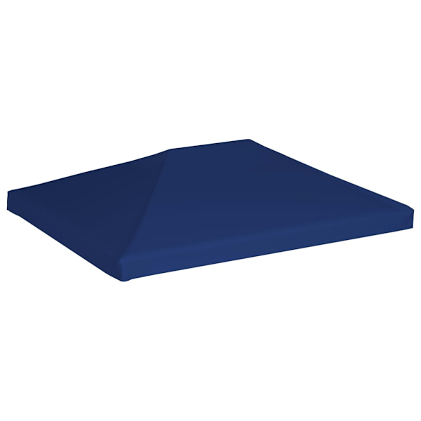 vidaXL Paviljongtak 310 g/m² 4x3 m blå Blå