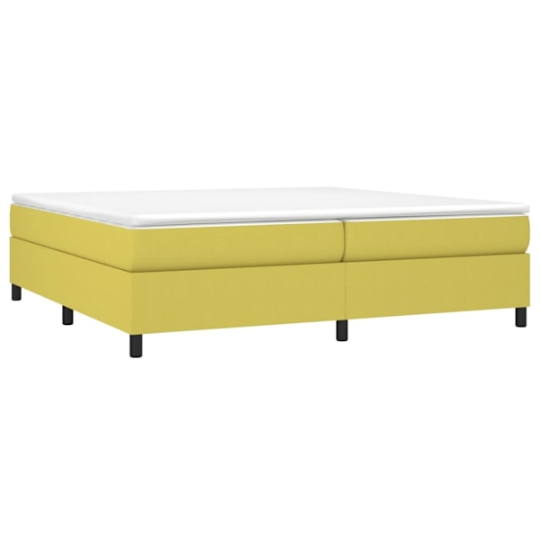 vidaXL Sängram utan madrass grön 200x200 cm tyg Grön
