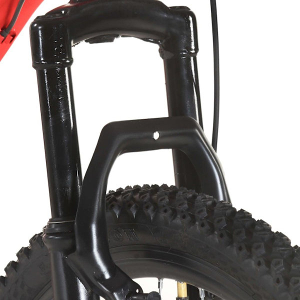 vidaXL Mountainbike 21 växlar 27,5 tums däck 42 cm röd Röd