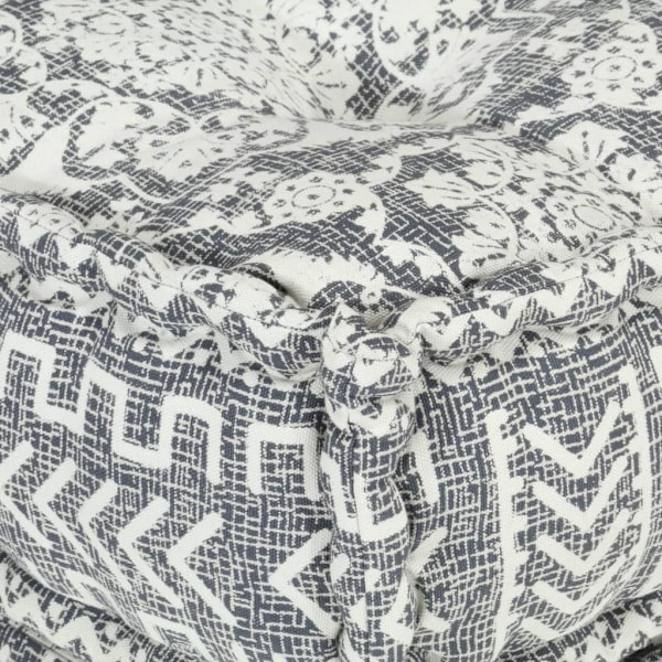 vidaXL 287700  Modular Pouffe Light Grey Fabric grå