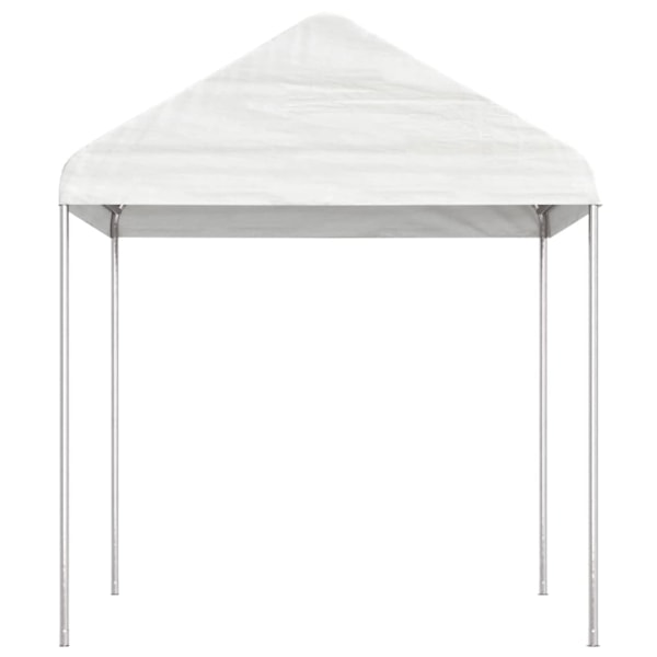 vidaXL Paviljong med tak vit 6,69x2,28x2,69 m polyeten Vit