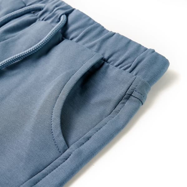 vidaXL Barnshorts med snöre mörkblå 92 Blå