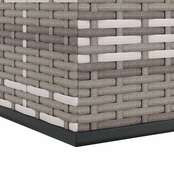 vidaXL Dynbox PE-rotting 100x97,5x104 cm grå grå