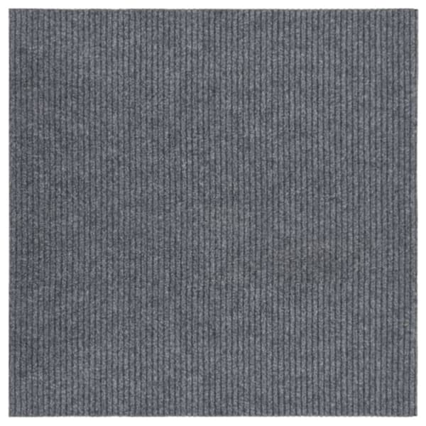vidaXL Gångmatta 100x100 cm grå Grå