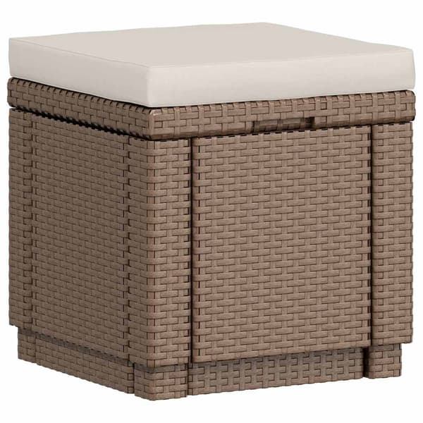 Keter Förvaringskub med dyna cappuccino Beige
