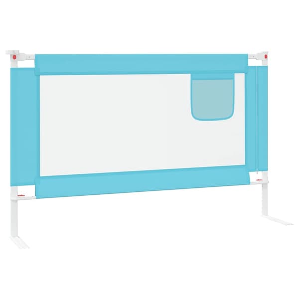 vidaXL Sängskena för barn blå 120x25 cm tyg Blå