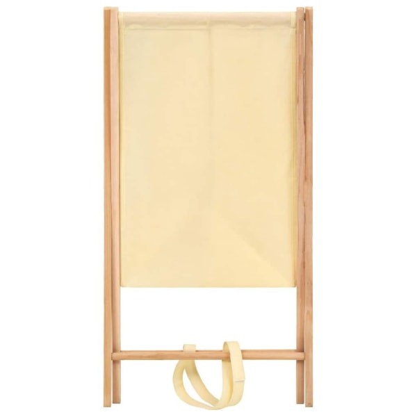 vidaXL Tvättkorg cedarträ och tyg 42x41x64 cm beige Beige