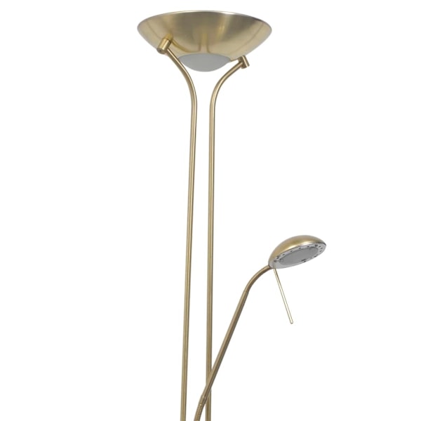 vidaXL Dimbar LED Golvlampa 23 W Guld Guld