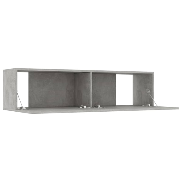 vidaXL TV-bänk betonggrå 120x30x30 cm konstruerat trä grå