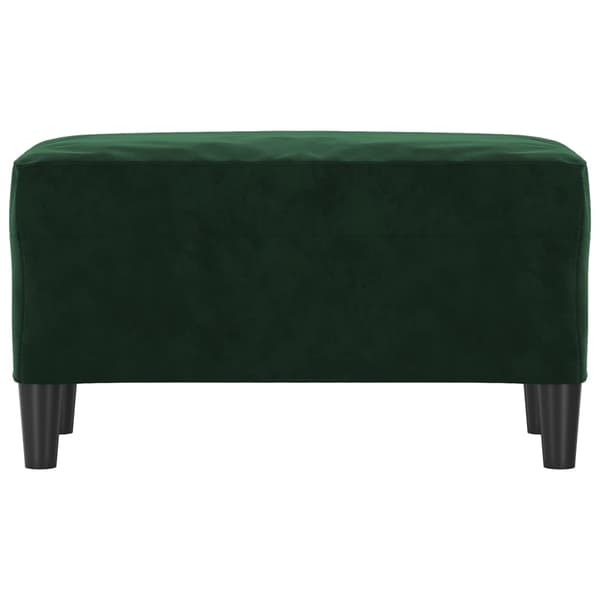 vidaXL Bänk mörkgrön 70x35x41 cm sammet Grön