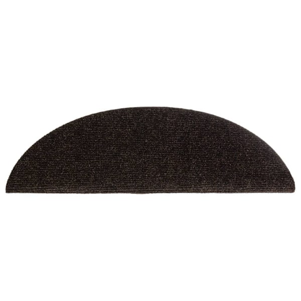 vidaXL Trappstegsmattor självhäftande 5 st brun 56x17x3 cm brodyr Brun