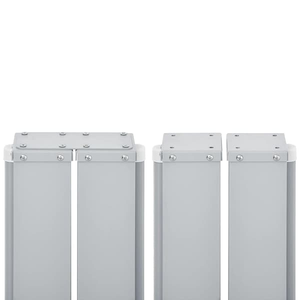 vidaXL Infällbar sidomarkis gräddvit 100x1000 cm Creme