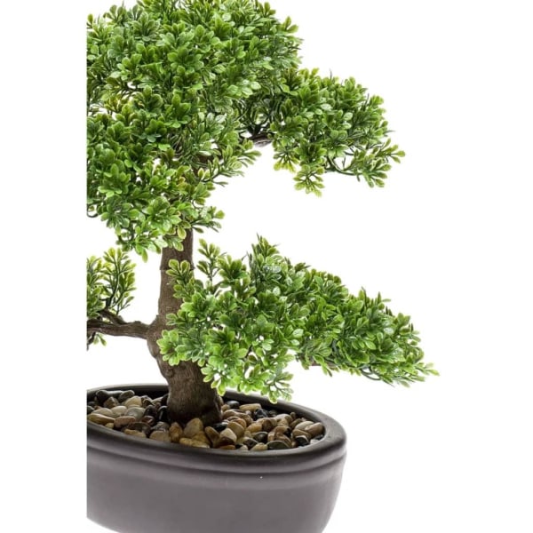 Emerald Konstväxt bonsaiträd fikus mini grön 32 cm 420002 Grön