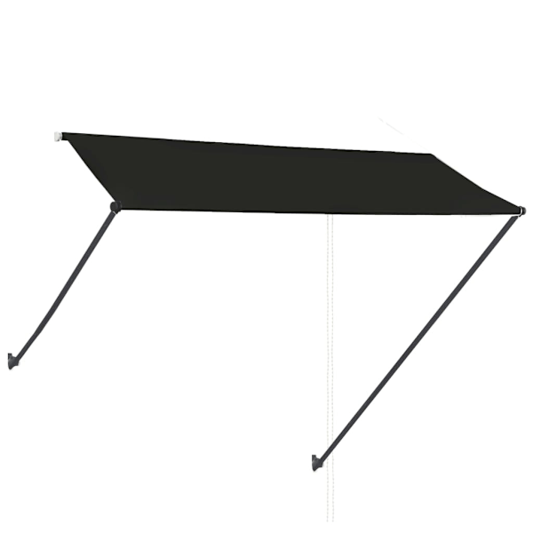 vidaXL Markis med LED 300x150 cm antracit Antracit