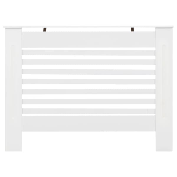 vidaXL Elementskydd 2 st vit 112x19x81,5 cm MDF Vit