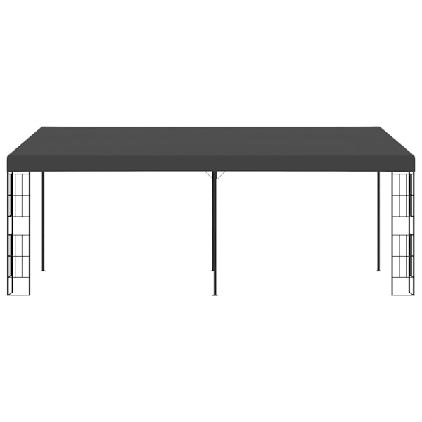 vidaXL Väggmonterad paviljong 3x6 m antracit tyg Antracit