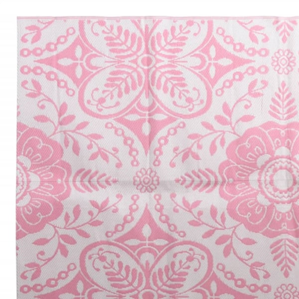 vidaXL Utomhusmatta ARAKIL rosa 190x290 cm PP Rosa