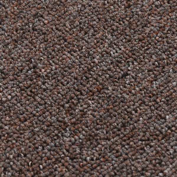 vidaXL Trappstegsmattor halkfri 15 st 60x25 cm brun rektangulär Brun