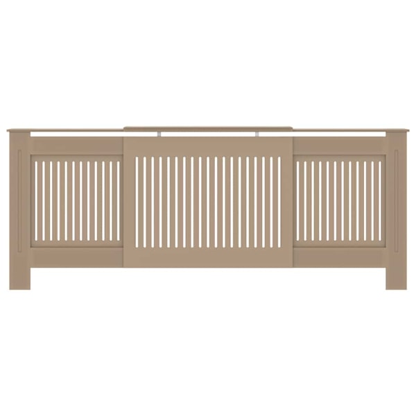 vidaXL Elementskydd MDF 205 cm Brun