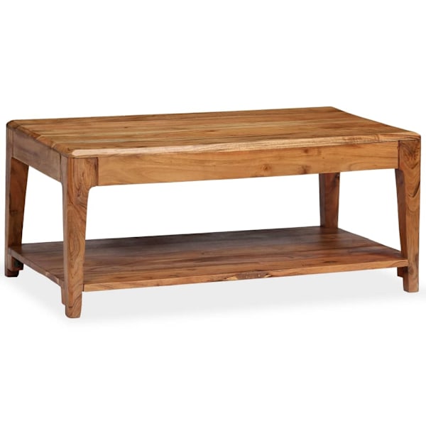 vidaXL Soffbord massivt trä 88x50x38 cm Brun