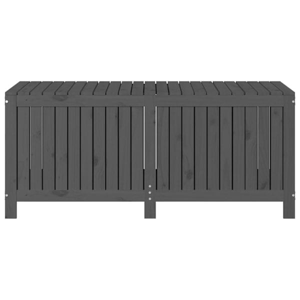 vidaXL Dynbox grå 147x68x64 cm massiv furu Grå