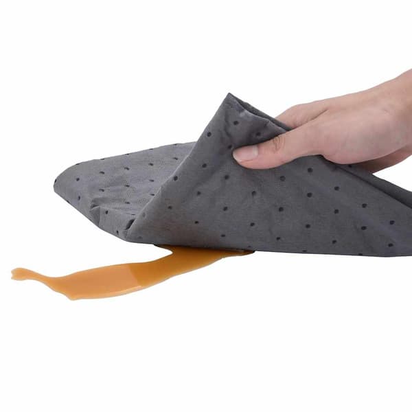 vidaXL Oljeabsorberande dyna grå 40x1000 cm