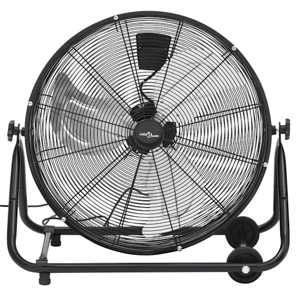 vidaXL Industrifläkt 60 cm 172,5 W svart Svart