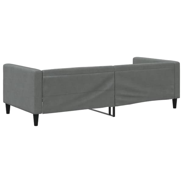 vidaXL Dagbädd mörkgrå 90x200 cm tyg Grå